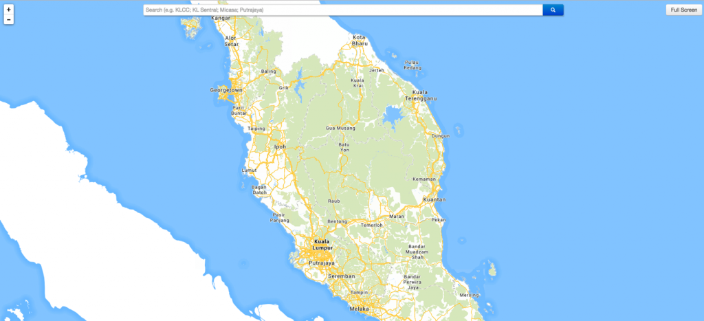 TM Malaysia Map
